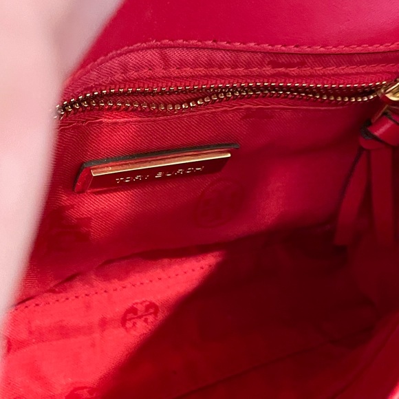 Tory Burch quilted crossbody red bag/shoulder bag/satchel - Picture 12 of 15